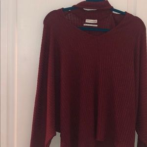 V-Neck Red Sweater
